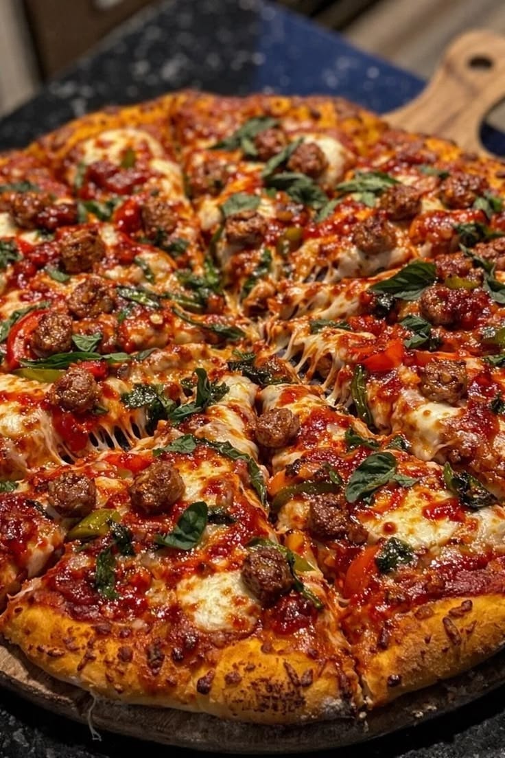 Korean chiken pizza