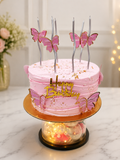Butterfly theme  (with candles)