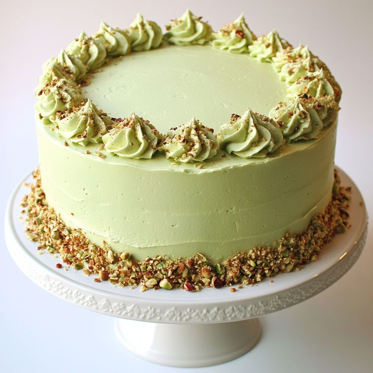 Premium pistachio cake
