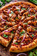 Korean chiken pizza